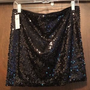 Gap Black Sequin skirt